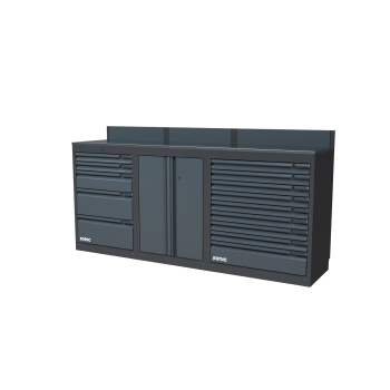 NEXT MSS mööbli komplekt roostevabast metallist töötasapinnaga   2193mm