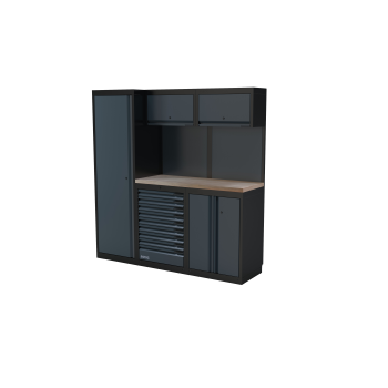 NEXT MSS mööbli komplekt puidust töötasapinnaga 1958mm