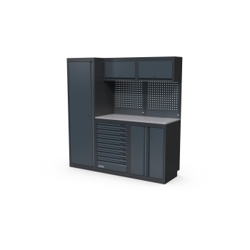 NEXT MSS mööbli komplekt ekstra sügava roostevabst metallist töötasapinnaga 1958mm