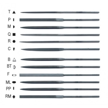 1720-M-H/R NEEDLE FILES 150MM