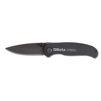 1778SCL-FOLDAWAY KNIFE, SOFT CARBON LOOK