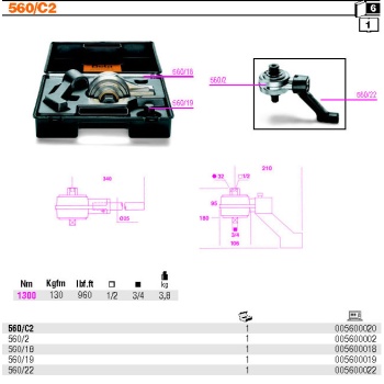 560-/18-OPERATING LEVERS