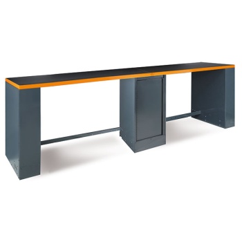 Töökojalaud C55BO/D4-4M LONG WORKBENCH, ORANGE