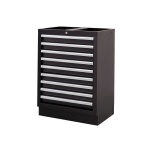 Töökojakapp Flexline Black 9 sahtliga