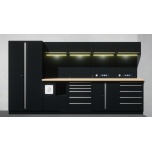  Töökoja sisustuse komplekt FLEXLINE Black Maxi