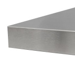 Töötasapind roostevabast terasest, 38mm