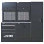 Töökoja sisustuse komplekt RSC50D 2.0 + 224 tööriista