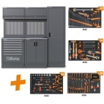 Töökoja sisustuse komplekt RSC50D 2.0 + 224 tööriista