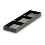 8888-VP-3SC-PLASTIC TRAYS 129X410X45