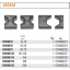 1609 M/35-FORMS FOR CRIMPING PLIERS