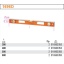 1696 D300-SPIRIT LEVELS DIE-CAST AL