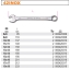 42INOX 12-COMBINATION WRENCHES
