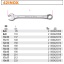42INOX 14-COMBINATION WRENCHES