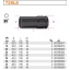 728-LS 19-3/4 LONG IMPACT SOCKETS