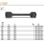 729 T36/600-IMP. TORSION BARS WHEEL NUTS