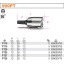 900 PT25-1/4 PENTATORX SCREW SOCKET DR