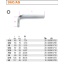 96 C/AS1/8-OFFSET HEX. KEY WR. CHROME