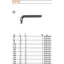 97-TX 08-OFFSET KEYS TORX SHAPE