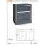 Töökojakapp C55 M2-MODULES WITH 2 DRAWERS